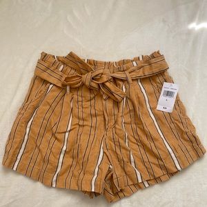 Yellow Paperbag Shorts